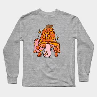 Mouse On a Mushroom Long Sleeve T-Shirt